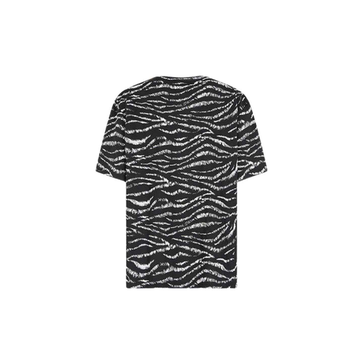 WOMEN - T-Shirt Zebra print light jersey Black/White - The Attico