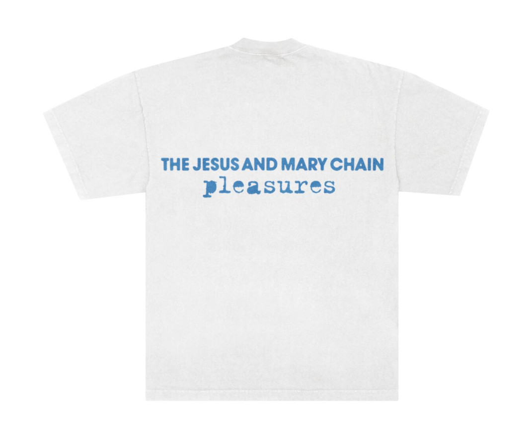 MEN - Cross tee Blue/White Pleasures