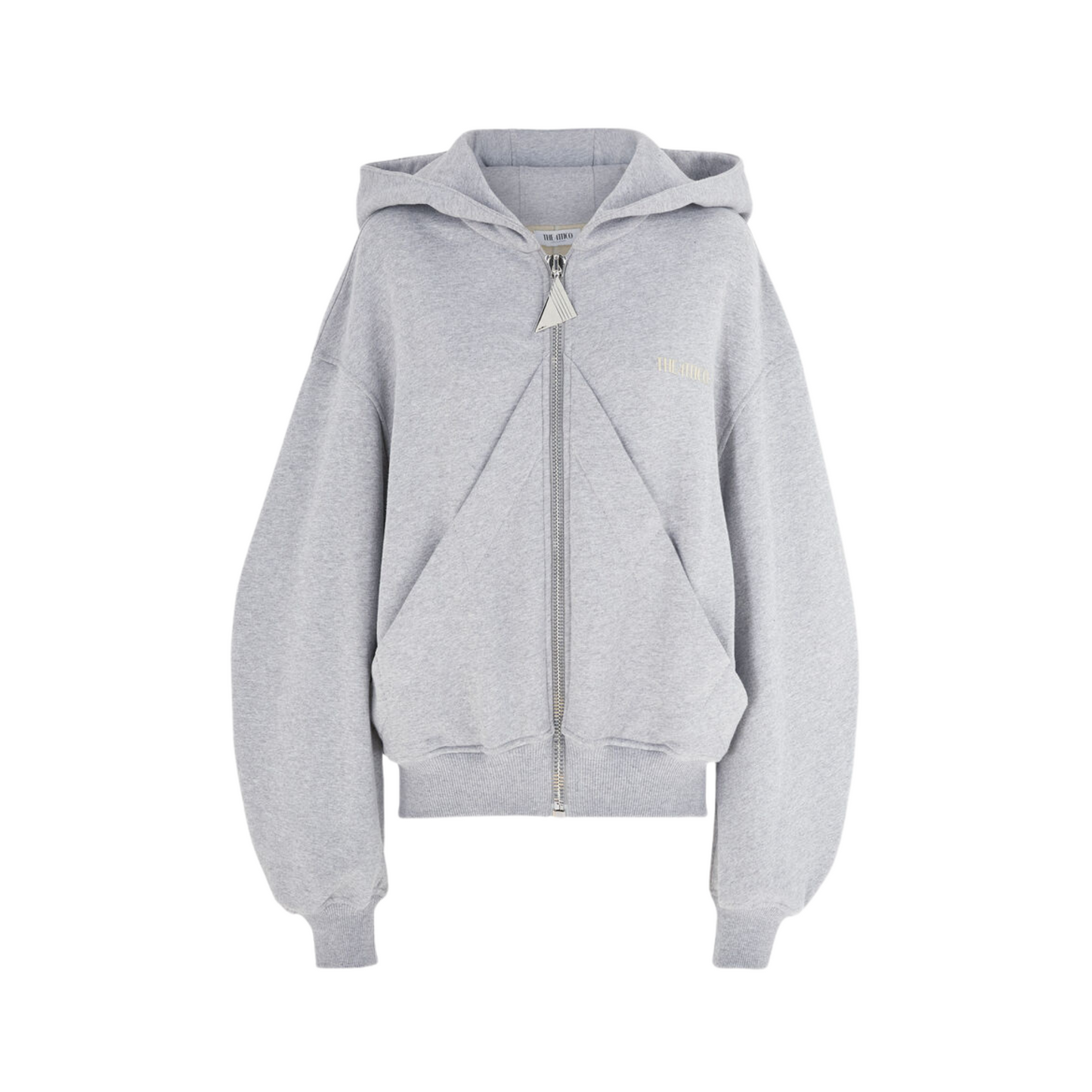 WOMEN - Sweatshirt Double american fleece Melange grey/beige - The Attico