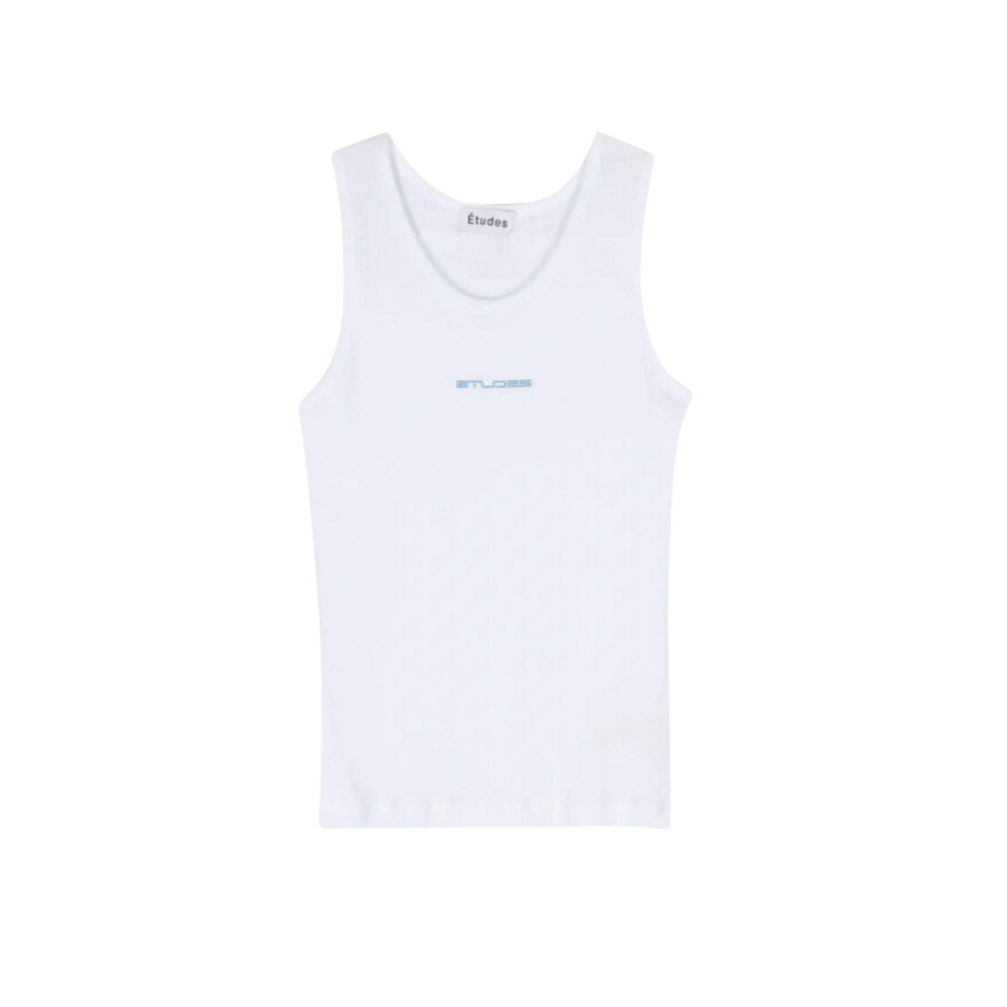 MEN - Debardeur Etudes White/Blue logo