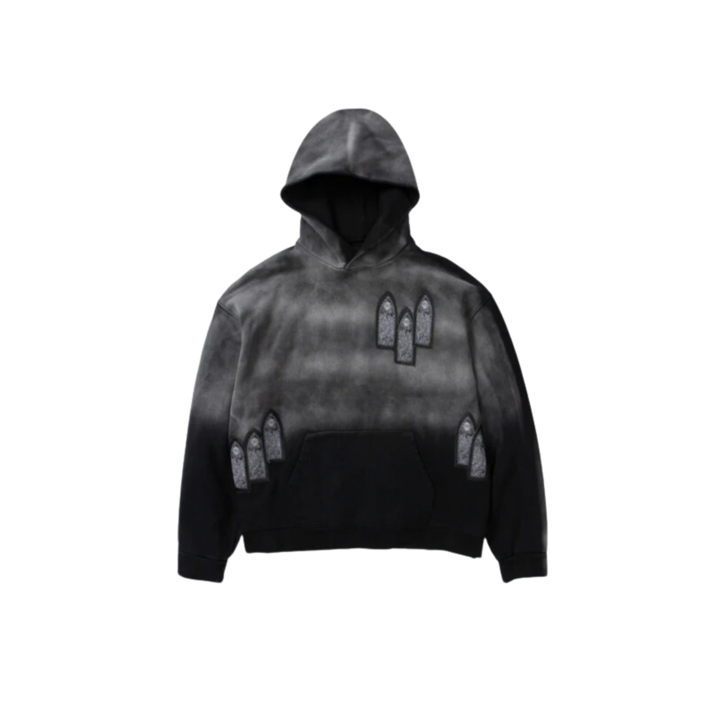 MEN - Faded Hooded Pullover Coal/Black WDW