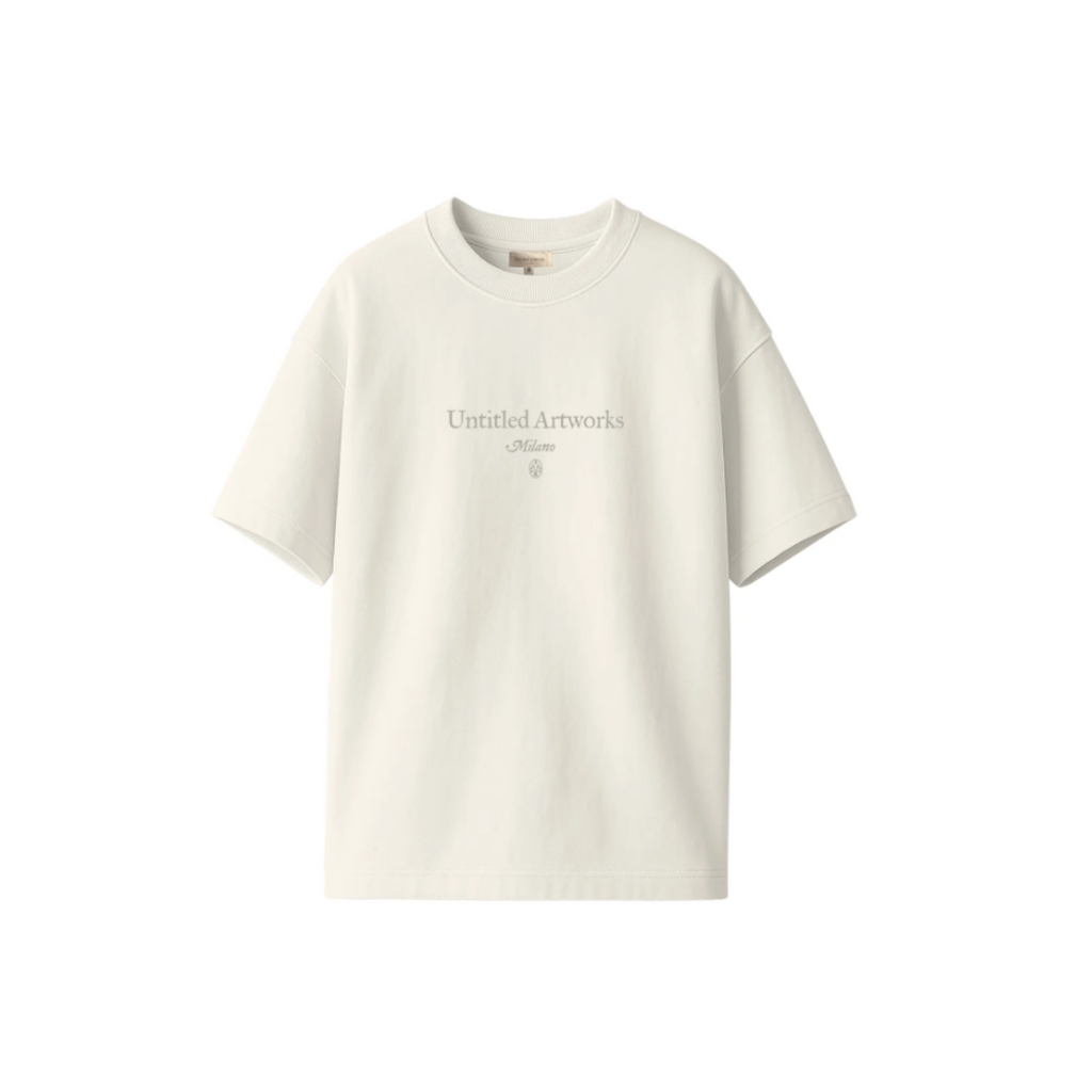 MEN - T-SHIRT UNTITLED CREAM - Untitled Artworks