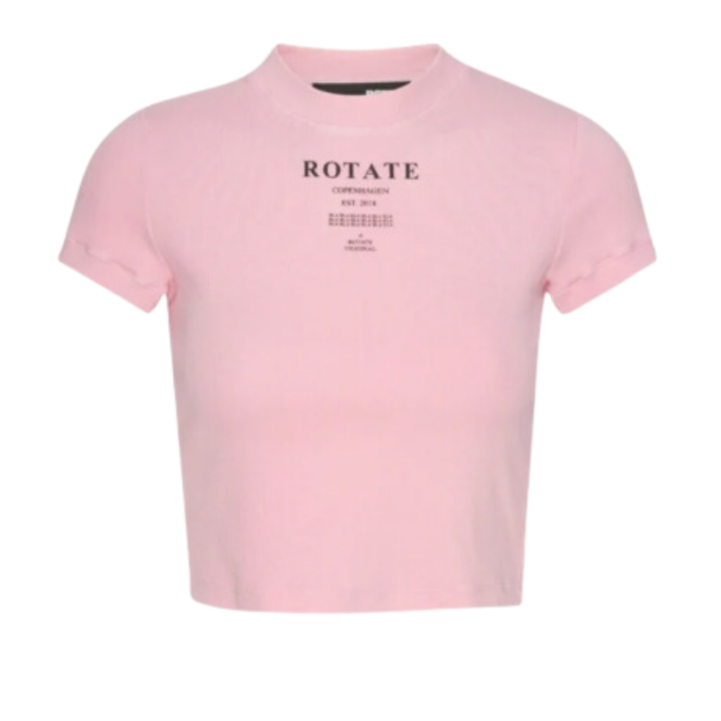 WOMEN - Cropped Rotate t-shirt Pink