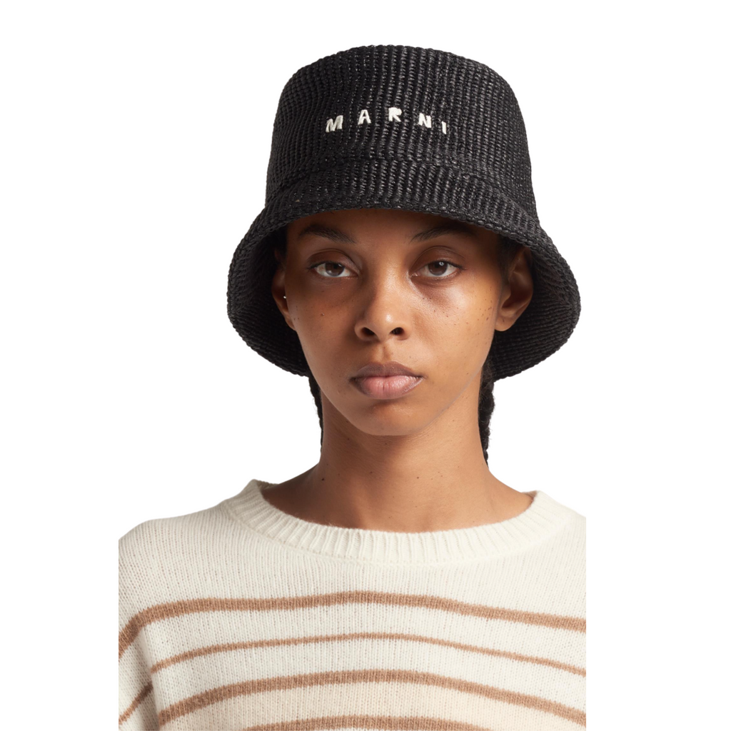 BOB EN RAFIA Black - Marni