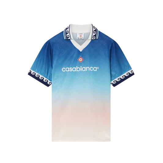 UNISEX SHORT SLEEVE FOOTBALL SHIRT Multi/BluePink - Casa Blanca