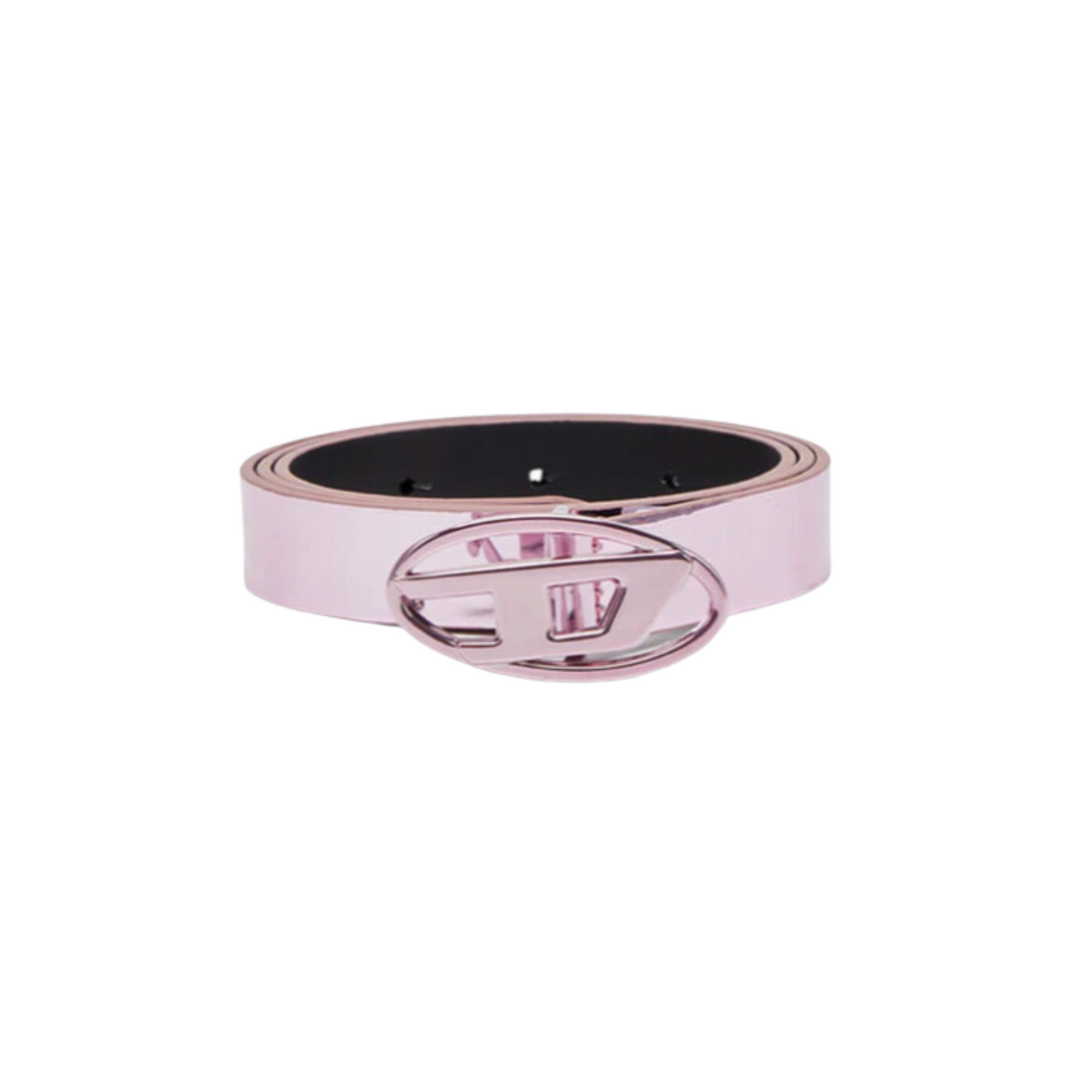 Belt Pink Slim Metallic