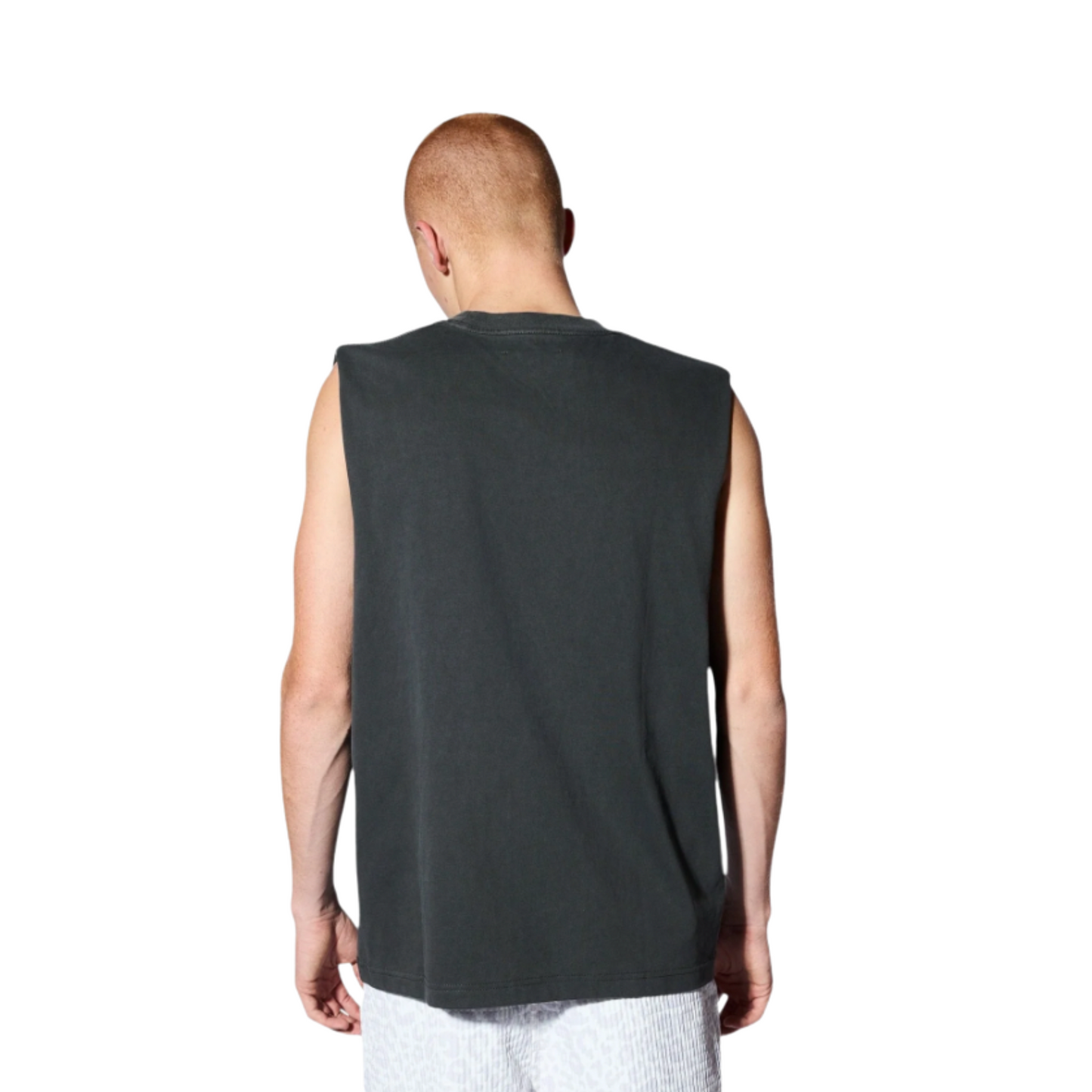 MEN -ONYX SLEEVELESS SHIRT - PLEASURES - Black