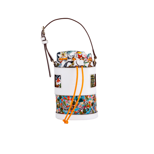 BAG - Riviera Basket Mini White  - Cuba Lab x Le Corner