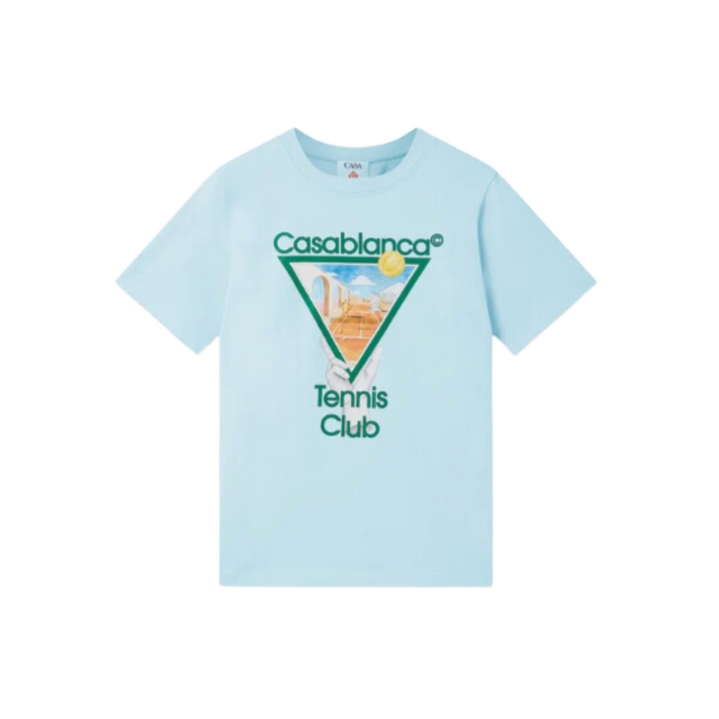 MEN - Metaphysical Tennis T-Shirt Blue - Casa Blanca