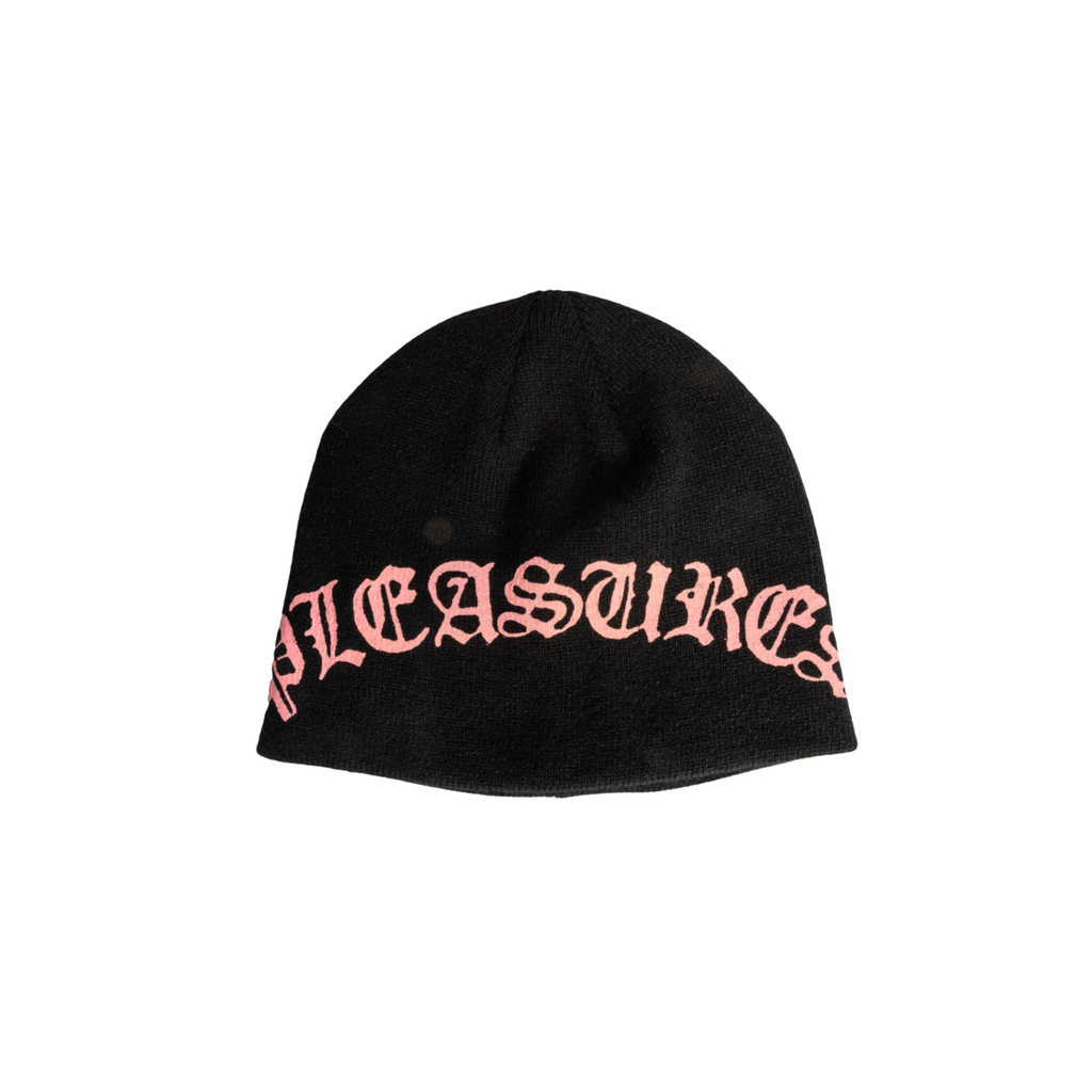 MEN - BONNET OLD E SKULLY Black/Pink - Pleasures