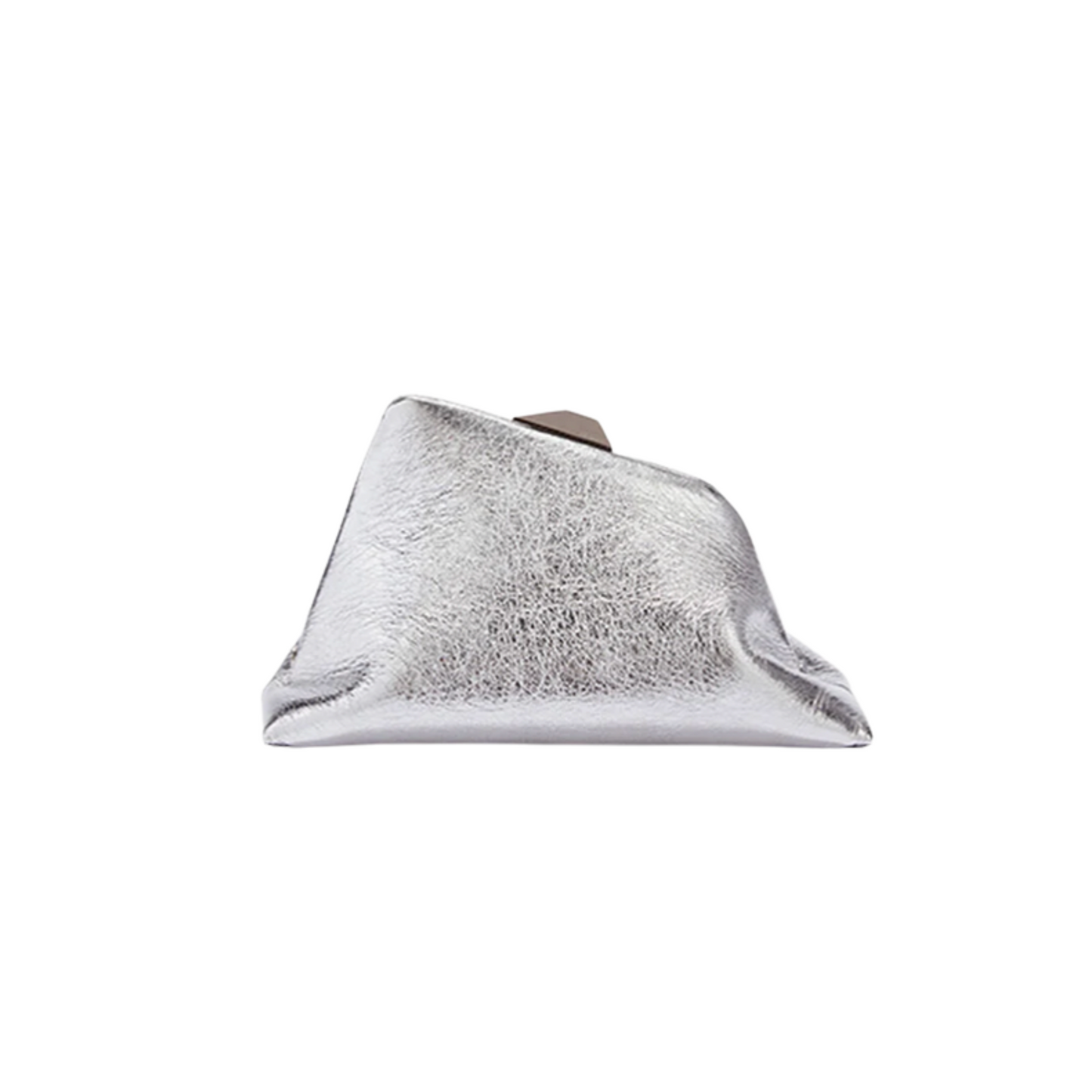 WOMEN - "Midnight" Mini Silver clutch - The Attico