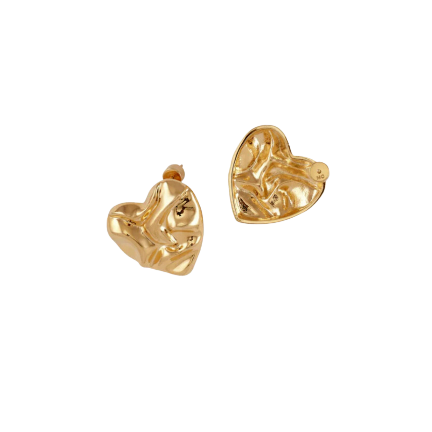 EARRING Martha Calvo - Heart Hammered Amor