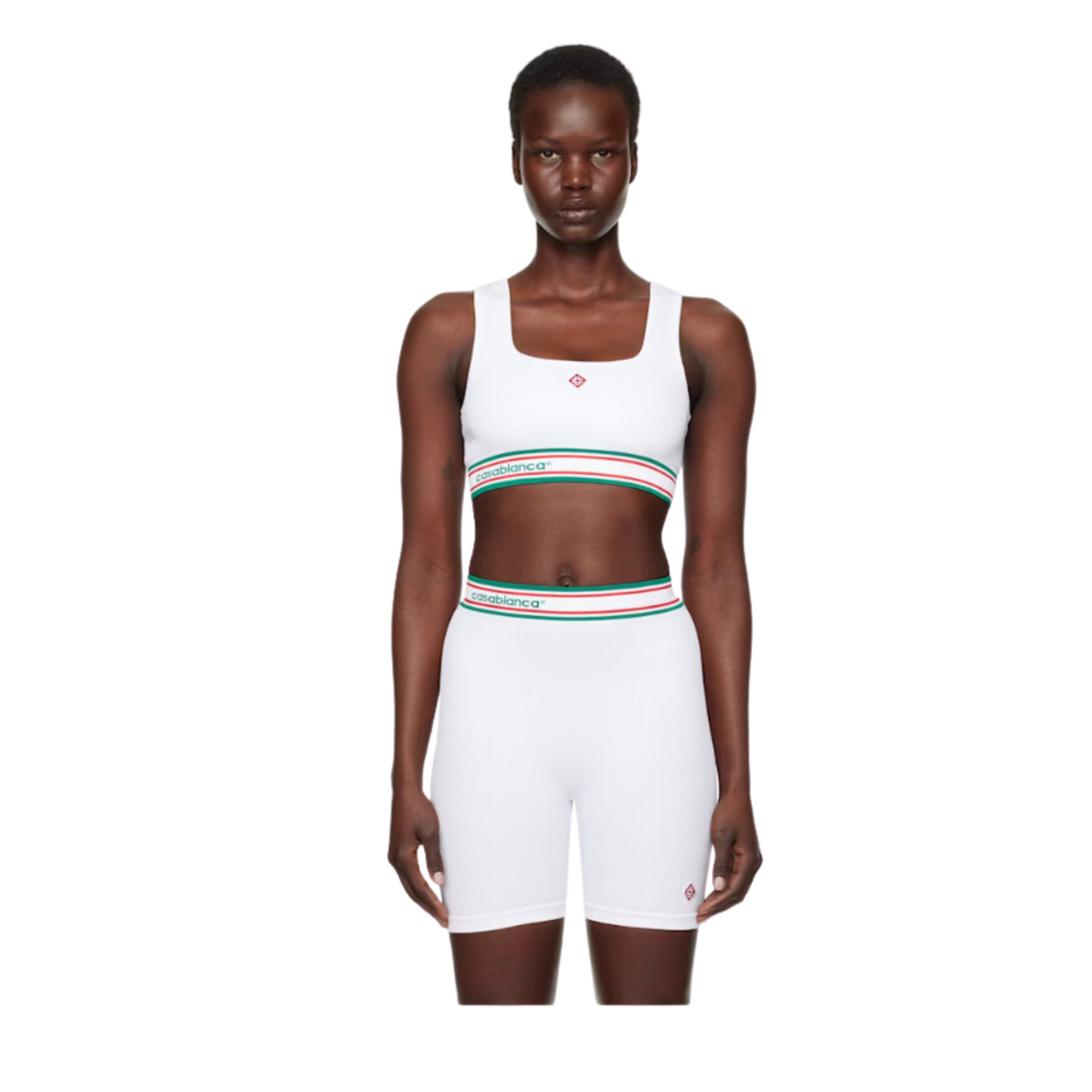 WOMEN - Sport Short White/Multi - Casa Blanca