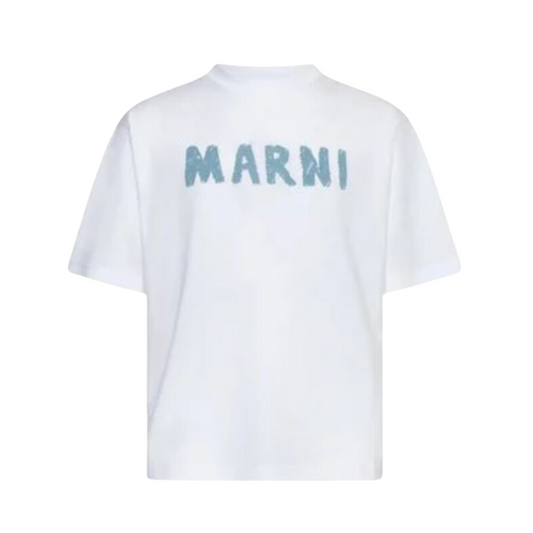 T-Shirt Marni White/Blue