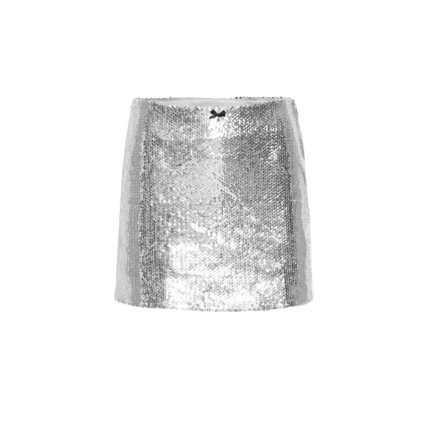 WOMEN - Mini Skirt Silver Sequin - Rotate