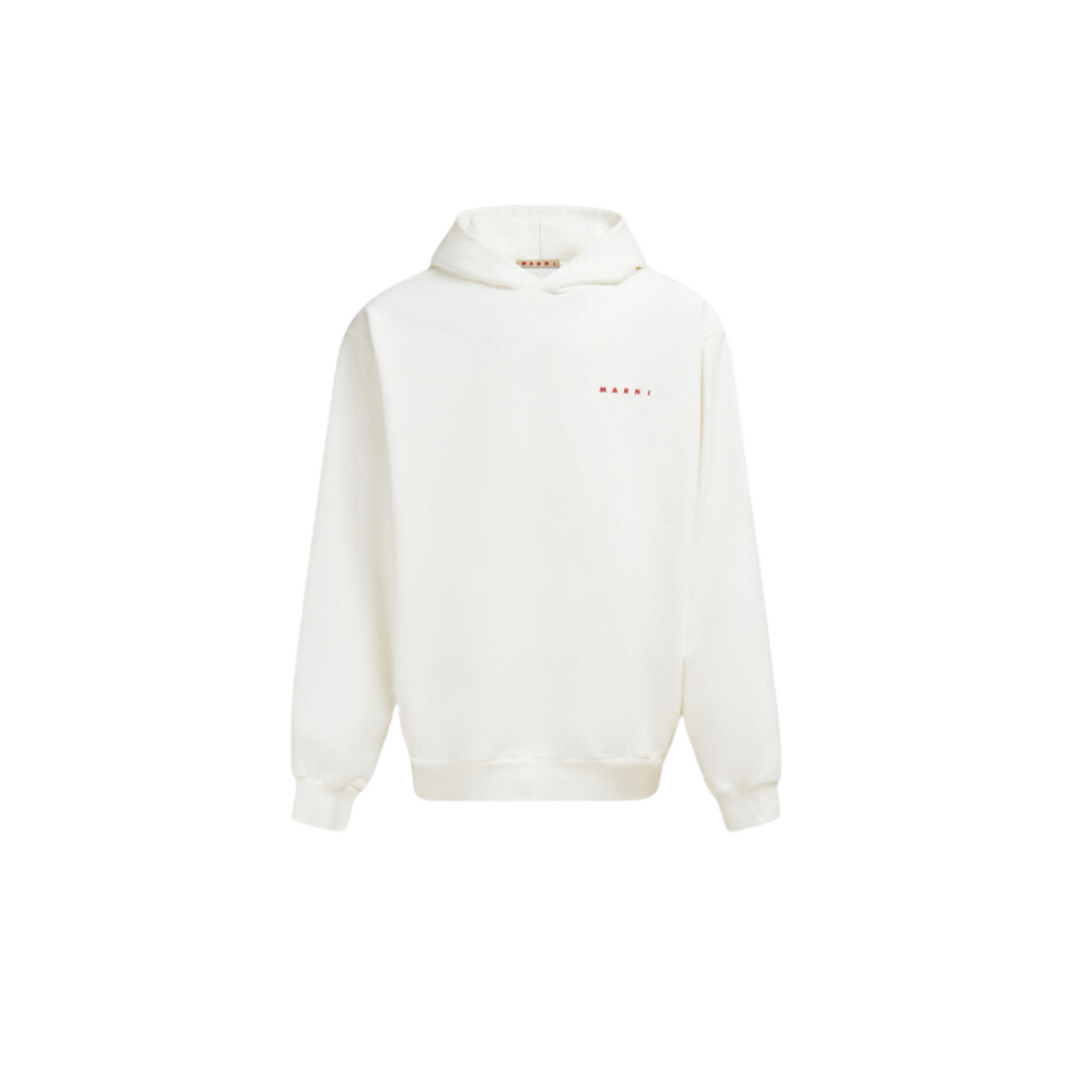 Hoodie Wrikled Natural White